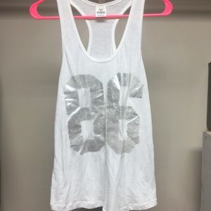 PINK Razorback Tank Top w/ Metallic Numbers 5/$25